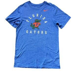 Florida Gators Nike T-Shirt Men's Small Blue Heather Short Sleeve NCAA Graphic